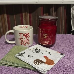 Holiday Style Red Candle